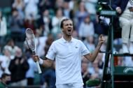 Daniil Medvedev at the 2021 Wimbledon Championships.